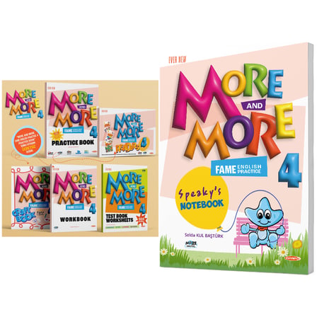 Kurmay Elt 2027 4. Sınıf Practice Book - Test Book - Speakys Notebook Seti 6 Kitap 