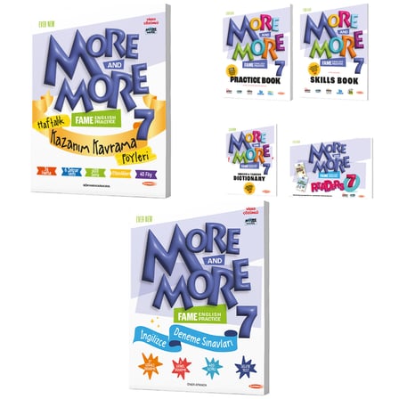 Kurmay Elt 2027 7. Sınıf Haftalık Föy - Practice Book - Selfie Deneme Seti 5 Kitap + 40 Föy Maarif Model