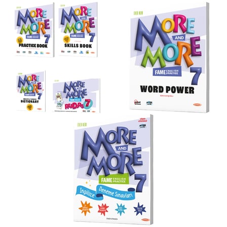 Kurmay Elt 2027 7. Sınıf Practice Book - Wordpower - Selfie Deneme Seti 6 Kitap Maarif Model