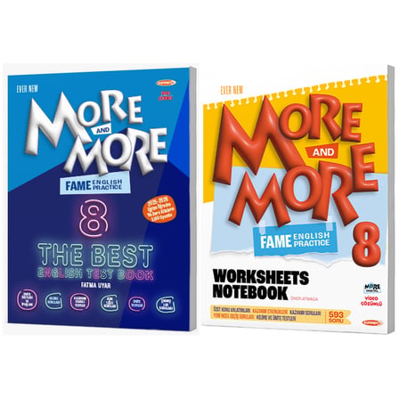 Kurmay Elt 2027 8. Sınıf Lgs Fame The Best Test - Worksheets Notebook Seti 2 Kitap 