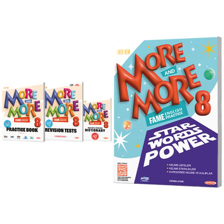 Kurmay Elt 2027 8. Sınıf Lgs Practice Book - Star Words Power Seti 4 Kitap 
