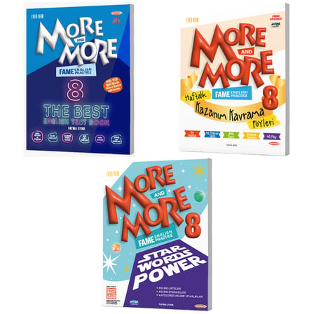 Kurmay Elt 2027 8. Sınıf Lgs Fame The Best Test - Haftalık Föy - Star Words Power Seti 2 Kitap + 40 Föy 