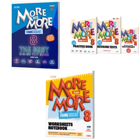 Kurmay Elt 2027 8. Sınıf Lgs Fame The Best Test - Practice Book - Worksheets Notebook Seti 5 Kitap 