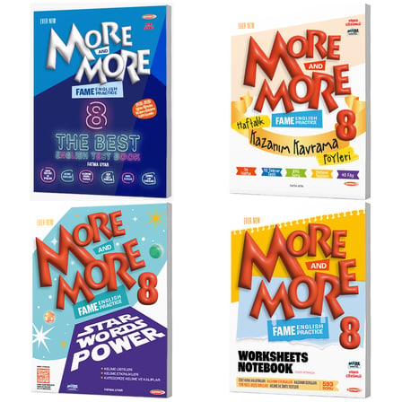 Kurmay Elt 2027 8. Sınıf Lgs Fame The Best Test - Haftalık Föy - Star Words Power - Worksheets Notebook Seti 3 Kitap + 40 Föy 