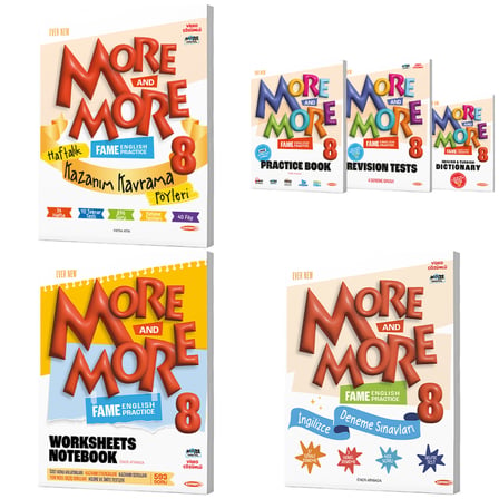 Kurmay Elt 2027 8. Sınıf Lgs Haftalık Föy - Practice Book - Worksheets Notebook - Selfie Deneme Seti 5 Kitap + 40 Föy 