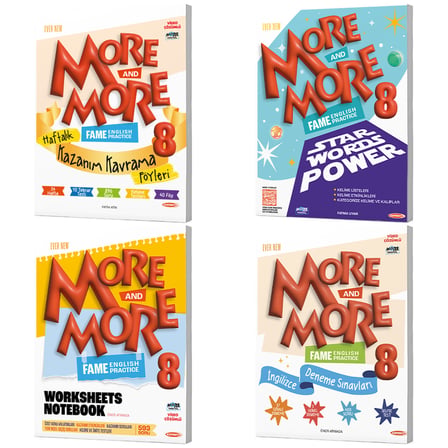 Kurmay Elt 2027 8. Sınıf Lgs Haftalık Föy - Star Words Power - Worksheets Notebook - Selfie Deneme Seti 3 Kitap + 40 Föy 