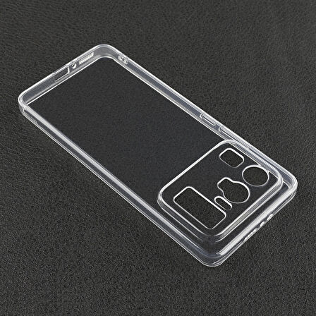 Xiaomi Mi 11 Ultra Kılıf Şeffaf İnce Esnek Silikon Kılıf Zipax-Süper