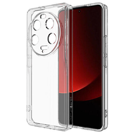 Xiaomi Mi 13 Ultra Kılıf Şeffaf Esnek Silikon Kılıf Zr-Süper