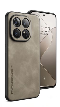 Xiaomi Mi 15T Uyumlu Kılıf Deri Görünümlü Şık Tasarım Hlt-Hide