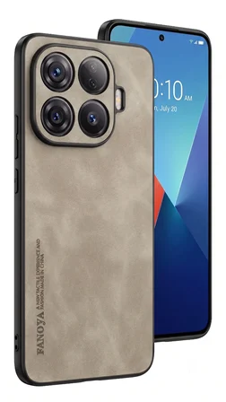 Xiaomi Mi 15T Pro Uyumlu Kılıf Deri Görünümlü Şık Tasarım Hlt-Hide
