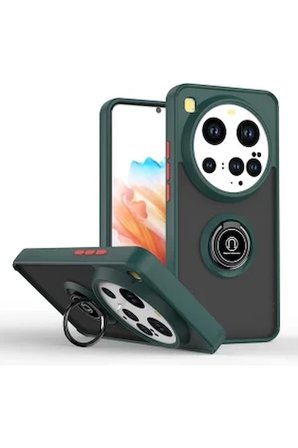 Xiaomi Mi 15 Ultra Uyumlu Kılıf Yüzüklü Standlı Arka Kapak Azn-MntrlYüzük