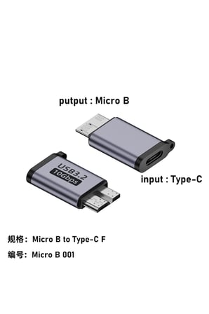 Veri Aktarımı ve Şarj için Micro USB'den Type-C'ye/USB'den Micro USB'ye Adaptör
