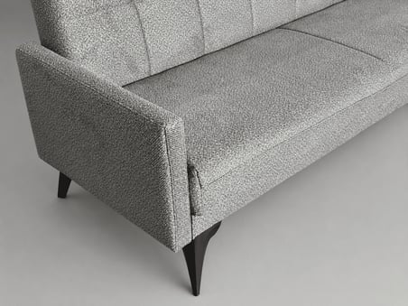 milan syaylı süngerli bukle kumaşlı modern kanepe - şıklık, konfor ve fonksiyonellik bir arada