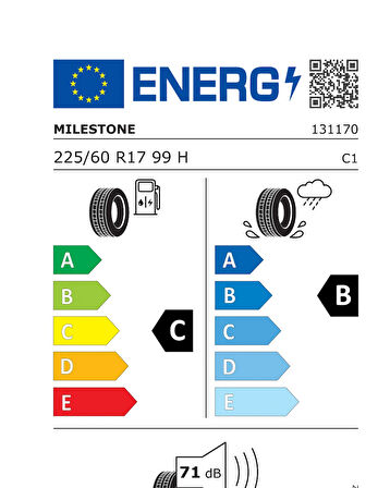 Milestone 225/60 R17 99H SUVMILE HT 4x4 Yaz Lastiği (Üretim Yılı : 2025)