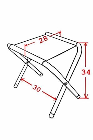 Katlanır Kamp Balıkçı Taburesi