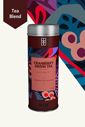Mim and More Cranberry Green Tea - Yaban Mersinli Yeşil Çay 50 gr