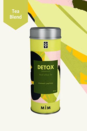 Mim and More Detox Tea - Ananaslı Yeşil Çay 50 gr