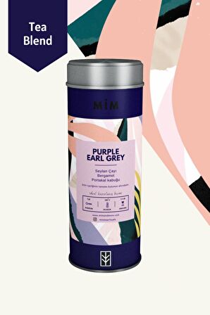 Mim and More Purple Earl Grey Tea - Bergamotlu Seylan Çayı