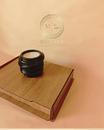 Minelly Ripple Candle Siyah 