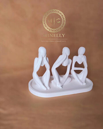Minelly Abstract Trio Tray