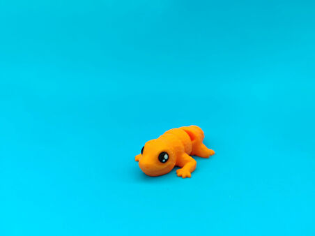 Sevimli Gecko Figürü – Hareketli Eklemli 3D Oyuncak