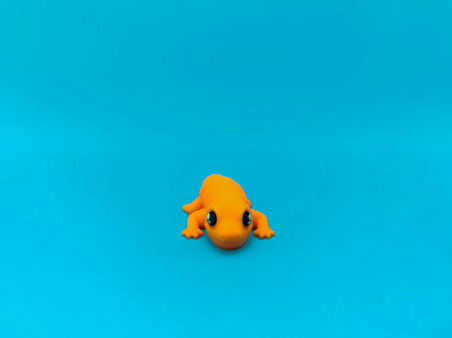 Sevimli Gecko Figürü – Hareketli Eklemli 3D Oyuncak