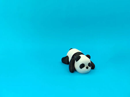 Sevimli Panda Figürü – Hareketli Eklemli 3D Oyuncak