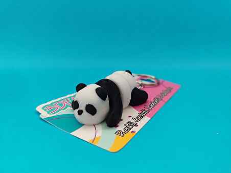 Sevimli Panda Anahtarlık - 3D Baskı Özel Tasarım