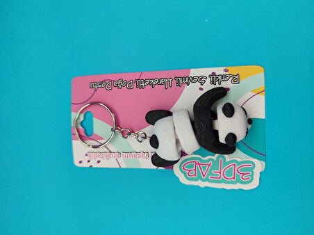 Sevimli Panda Anahtarlık - 3D Baskı Özel Tasarım