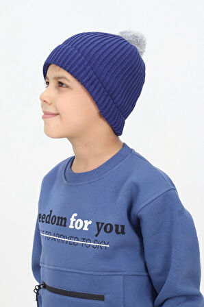 Minima Bebek Ponponlu Örgü Bere – Yumuşak, Sıcak Tutucu Kışlık