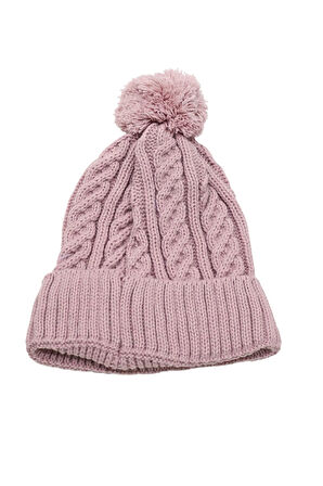 Minima Bebek Ponponlu Örgü Bere – Yumuşak, Sıcak Tutucu Kışlık