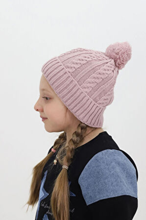 Minima Bebek Ponponlu Örgü Bere – Yumuşak, Sıcak Tutucu Kışlık