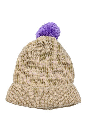 Minima Bebek Ponponlu Örgü Bere – Yumuşak, Sıcak Tutucu Kışlık