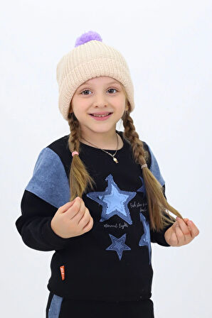 Minima Bebek Ponponlu Örgü Bere – Yumuşak, Sıcak Tutucu Kışlık