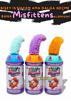 Orijinal Misfittens Sürpriz Peluş Hediyelik Peluş Misfitttens Oyuncak 1 Adet Misfits Misfiten