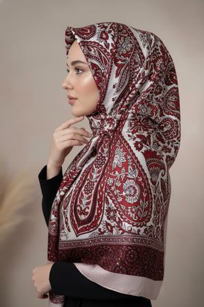 Etnik Damla Desenli Asalet Şal 180x70