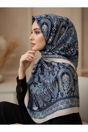 Etnik Damla Desenli Asalet Şal 180x70