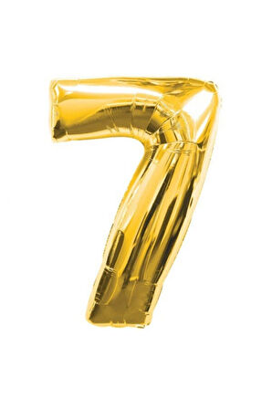 Gold 7 Folyo Rakam Balon