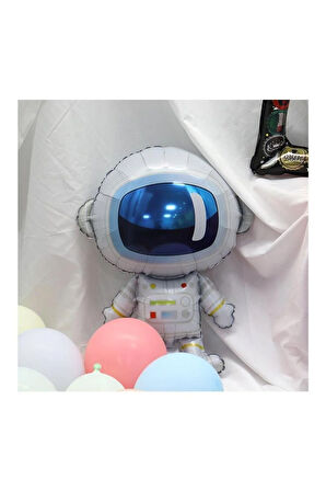 Uzay Konsepti 2 Yaş Doğum Günü Parti Kutlama Seti; Astronot, Ufo Ve Uzay Gemisi Folyo Balon Set