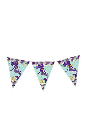 Deniz Kızı 24 Kişilik Doğum Günü Parti Malzemeleri Seti Konsepti