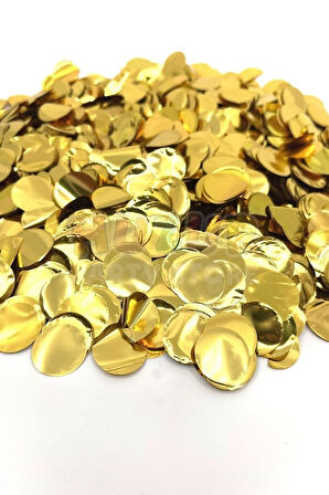 1 Paket Gold Balon Pulu Altın Sarısı Balon Içi Pul Konfetisi 10 Gram Konfetili Şeffaf Balon Pulu