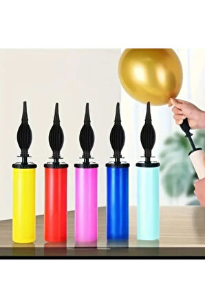 Çift Taraflı Hızlı Balon Şişirme Pompası - 1, Sınıf İthal Üründür - 30 Cm - Balon Şişirme Aparatı