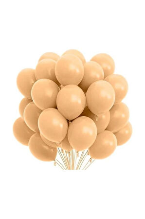 15 Adet Ten Rengi Balon - Doğum Günü Konsepti - Parti Malzemeleri - Bride To Be Malzemeleri