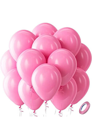 Açık Pembe Balon 25 Adet Krom