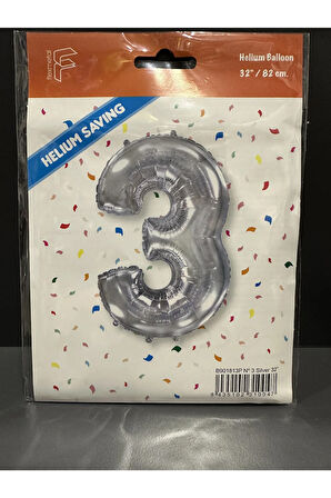 3 RAKAMI HELYUM BALON
