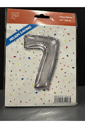 7 RAKAMI HELYUM BALON