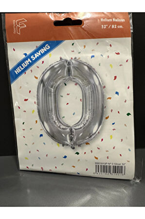 0 RAKAMI HELYUM BALON