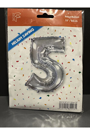5 RAKAMI HELYUM BALON