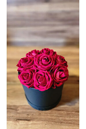 🌹Lxury Kırmızı Gül '8 li🌹 Özel Orta Boy Kutu