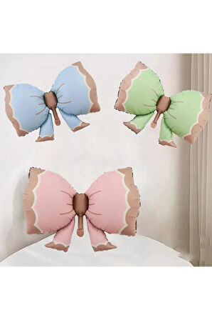 Retro Fiyonk Pastel Folyo Balon Büyük Boy Yeşil 91-60 Cm